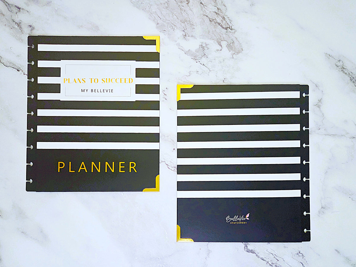 Disc Planner Hard Cover + 9 Black Plastic Discs