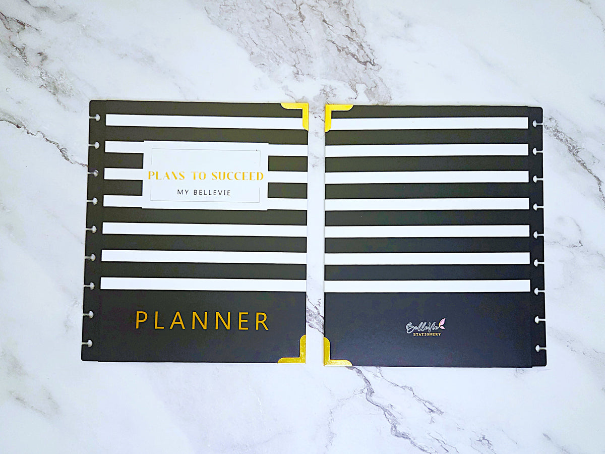 Disc Planner Hard Cover + 9 Black Plastic Discs