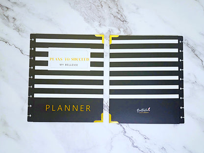 Disc Planner Hard Cover + 9 Black Plastic Discs