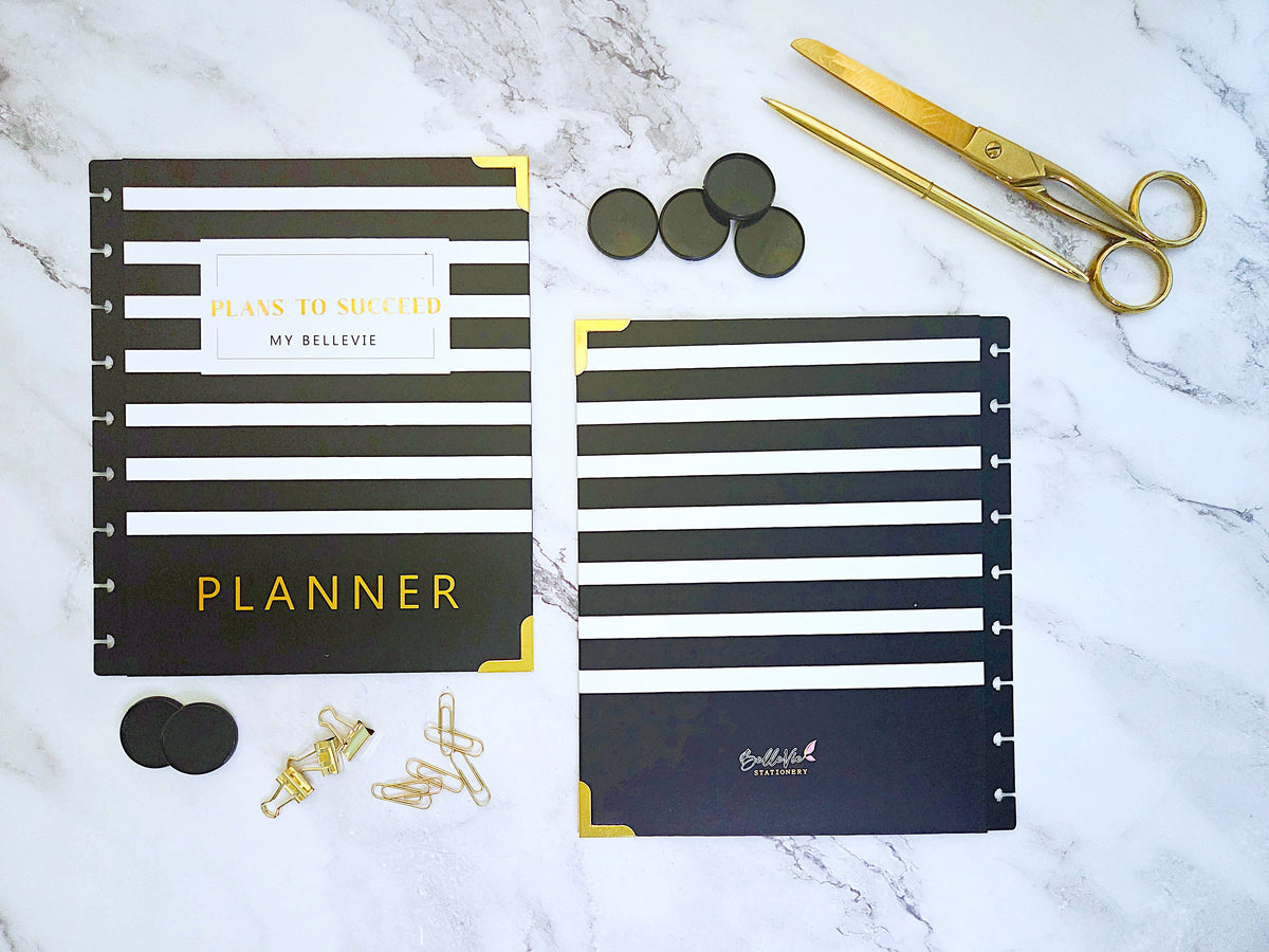 Disc Planner Hard Cover + 9 Black Plastic Discs